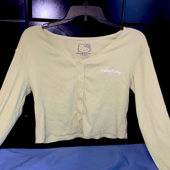 Green hello kitty cardigan - Picture 1 of 3